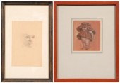 Werner Wildner drawing, waterc