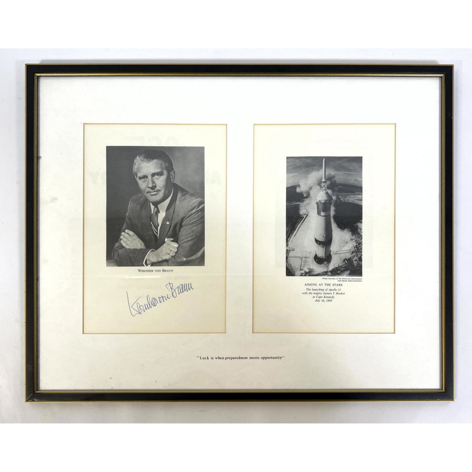WERNHER VON BRAUN Apollo 11