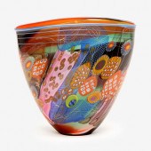 WES HUNTING ART GLASS "COLORFI
