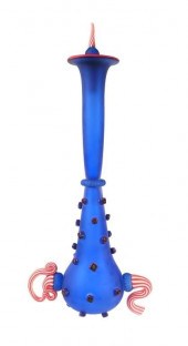 WES HUNTING, ART GLASS VESSELA