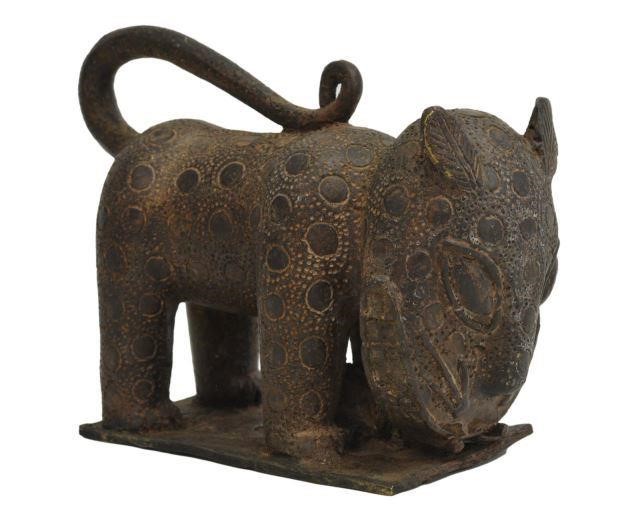 WEST AFRICAN BENIN BRONZE SPOTTED