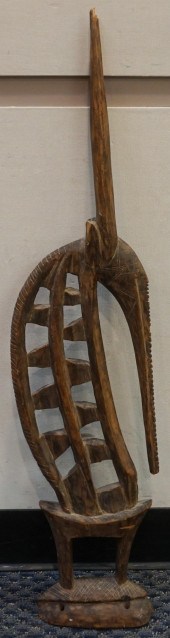 WEST AFRICAN CARVED WOOD CHIWA