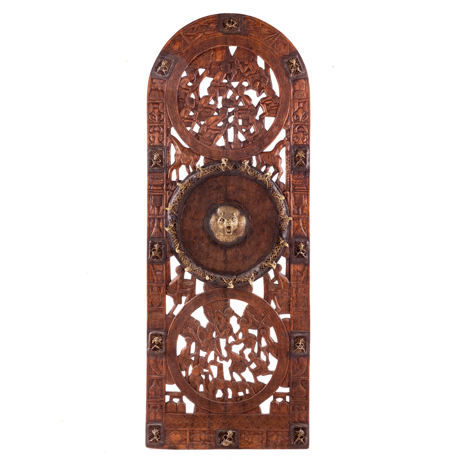 WEST AFRICAN CARVED WOOD INTERIOR