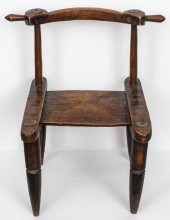 WEST AFRICAN SENUFO WOOD AND M