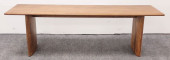 WEST ELM SOLID WOOD BENCH<br>W