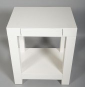 WEST ELM WHITE LACQUERED SIDE