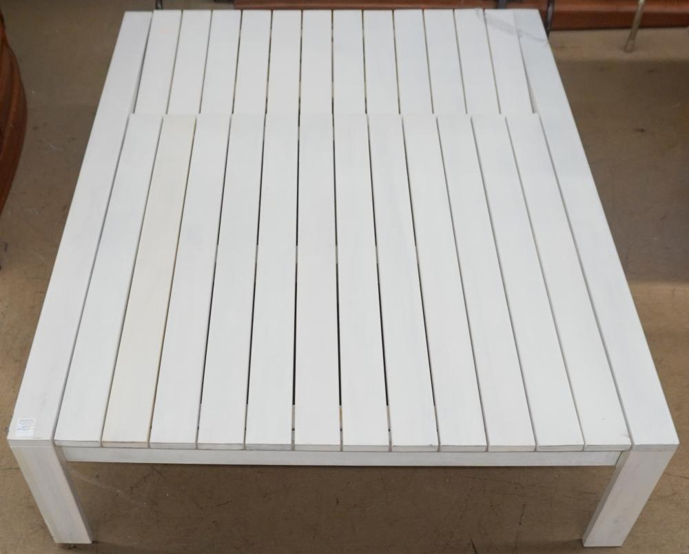 WEST ELM WHITE PAINTED WOOD