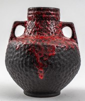 WEST GERMAN CERAMIC AMPHORA VA
