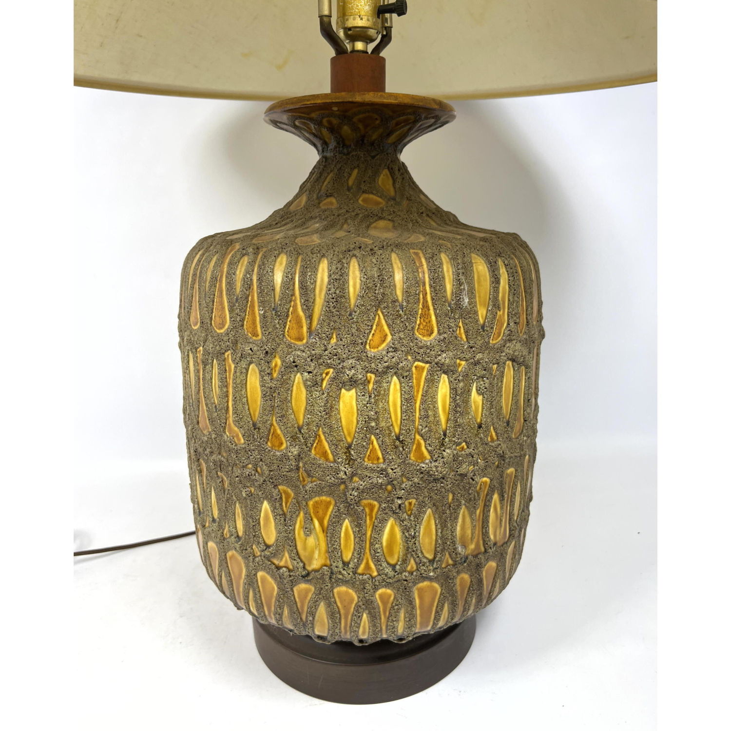 WEST GERMAN pottery fat lava