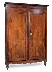 WEST INDIES CARVED MAHOGANY AR