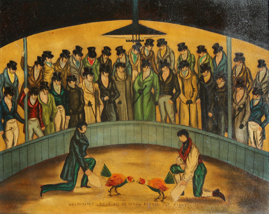 WEST MINSTER COCK PIT IN 1856 -