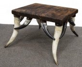 WESTERN BRINDLE COWHIDE & STEE