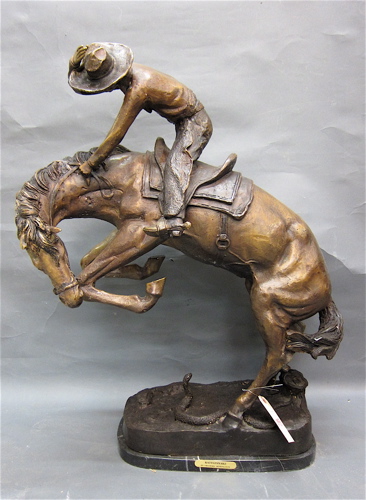 WESTERN BRONZE SCULPTURES after the