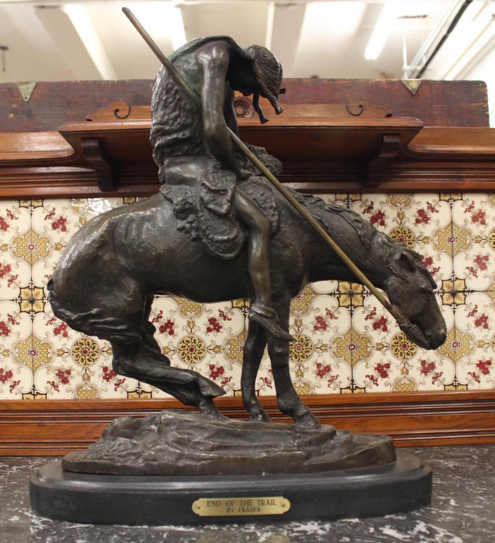 WESTERN BRONZE SCULPTUREWESTERN