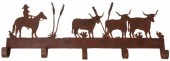 WESTERN COWBOY IRON SILHOUETTE