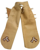 WESTERN COWBOY TAN LEATHER CAT
