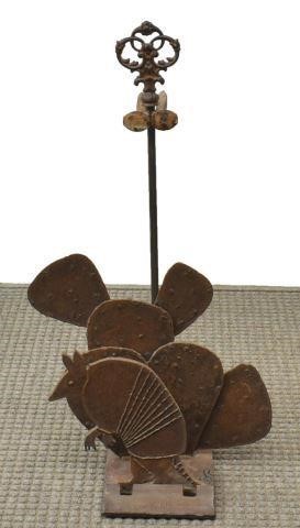 WESTERN IRON FIRE TOOL HOLDER,