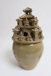 WESTERN JIN FUNERARY URNOlive