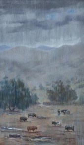 WESTERN PAINTING CATTLE IN RAI