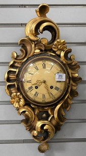 WESTERSTRAND GILTWOOD CLOCK, I