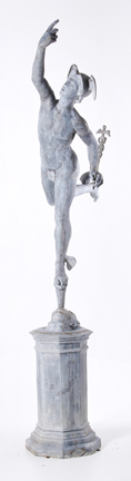 Westervelt cast-zinc statue of