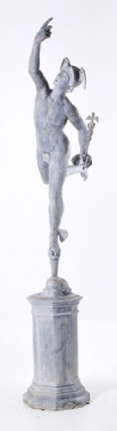 Westervelt cast-zinc statue of