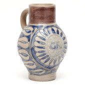 WESTERWALD STONEWARE "GR" JUG<
