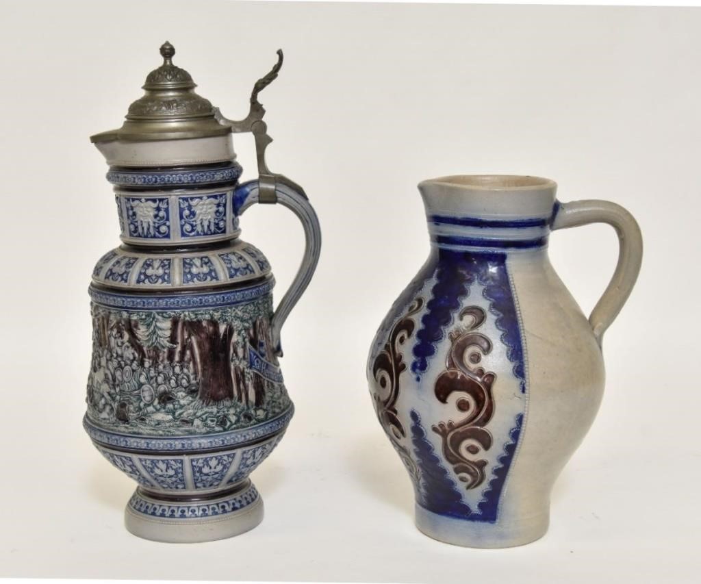 Westerwald stoneware stein marked