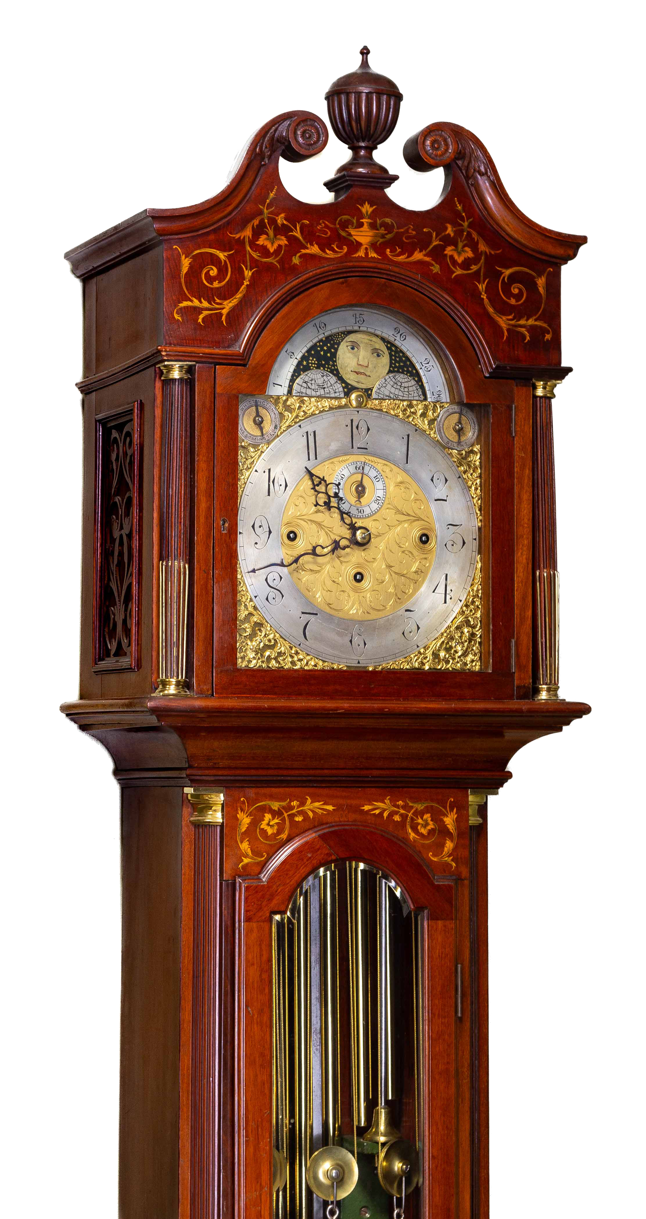 WESTMINSTER MUSICAL TALL CASE CLOCK