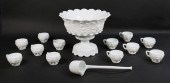 WESTMORELAND MILK GLASS PUNCH
