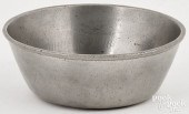 WESTTOWN SCHOOL PEWTER BOWL, E