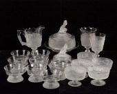 Westward Ho pattern glass item