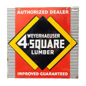 WEYERHAEUSER 4-SQUARE PORCELAI