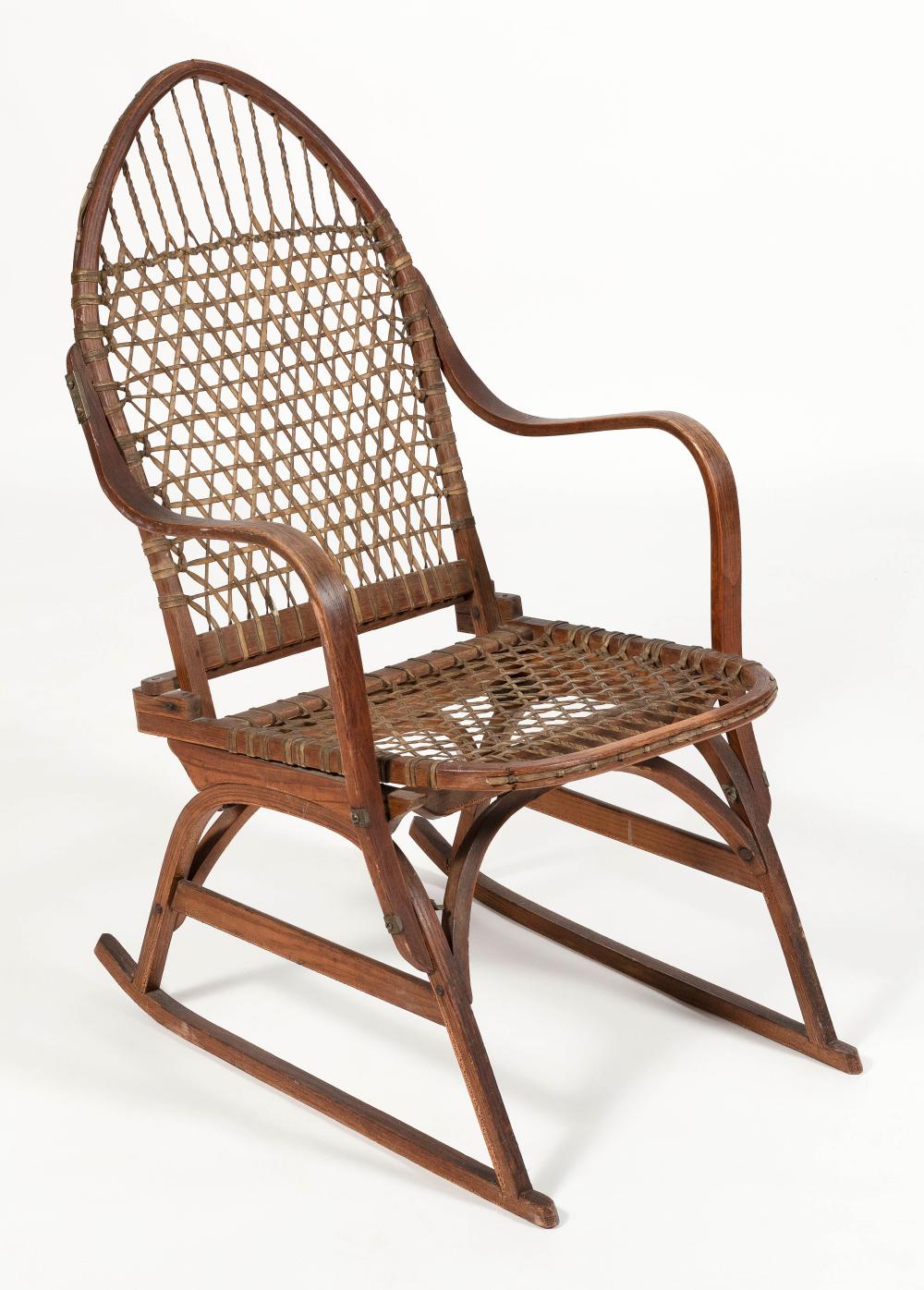 W.F. TUBBS CO. SNOWSHOE ROCKER