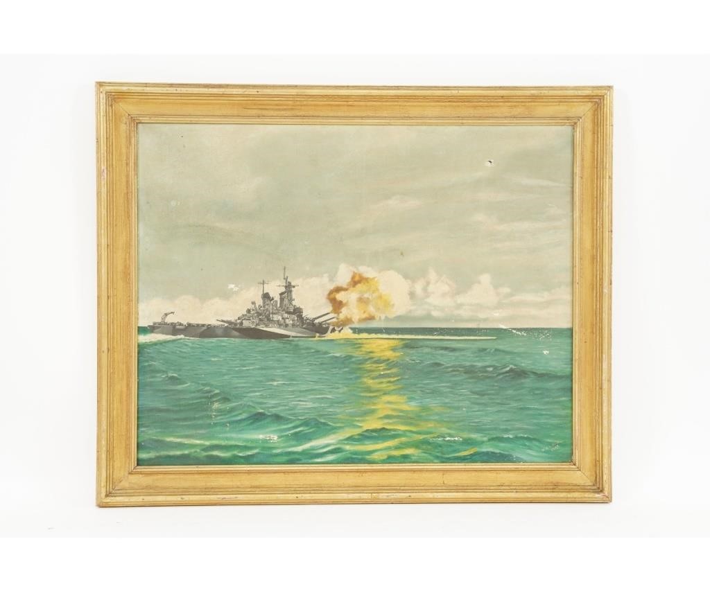 W.H. Lamb oil on canvas of a