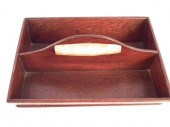 WHALE BONE CUTLERY BOX19th cen