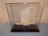 WHALE BONE WHALEBOAT MODELOld
