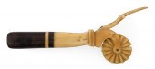 WHALE IVORY AND ISLAND WOOD PI