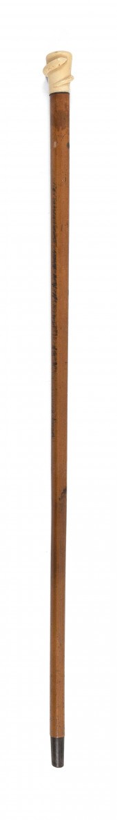 WHALE IVORY AND MALACCA CANE 1