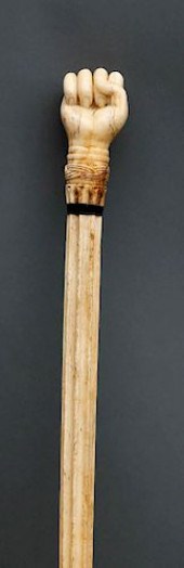 WHALE IVORY AND WHALEBONE CARV