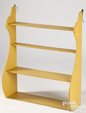 WHALE TAIL SHELF<br>Painted pi