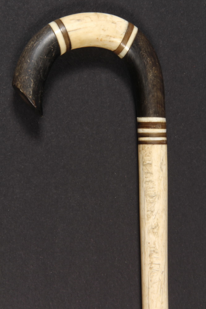 WHALEBONE CANE - Sailor-Made 19th c