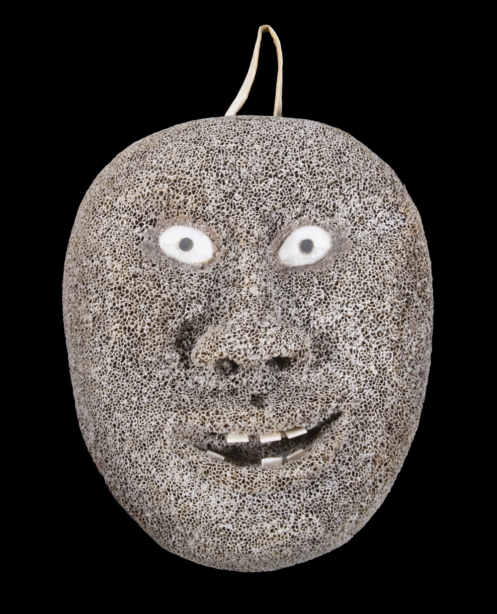 WHALEBONE CARVING Alaska Portrait