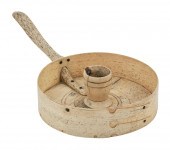 WHALEBONE CHAMBER STICK 19TH C