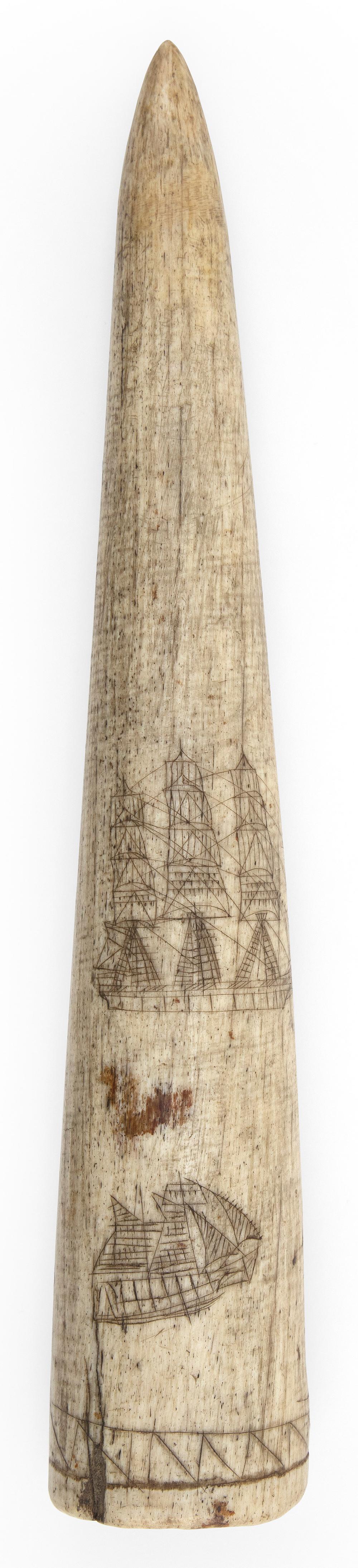WHALEBONE FID WITH SCRIMSHAW