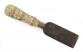 WHALEBONE-HANDLED CHISEL 19TH