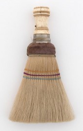 WHALEBONE-HANDLED WHISK BROOM