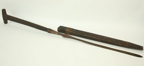 WHALEMAN BOARDING KNIFE, 19TH