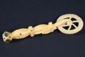 WHALEMAN CARVED PIE CRIMPER, C