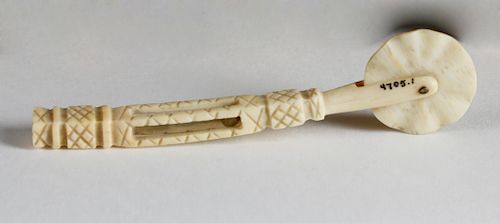 WHALEMAN CARVED WHALE IVORY
